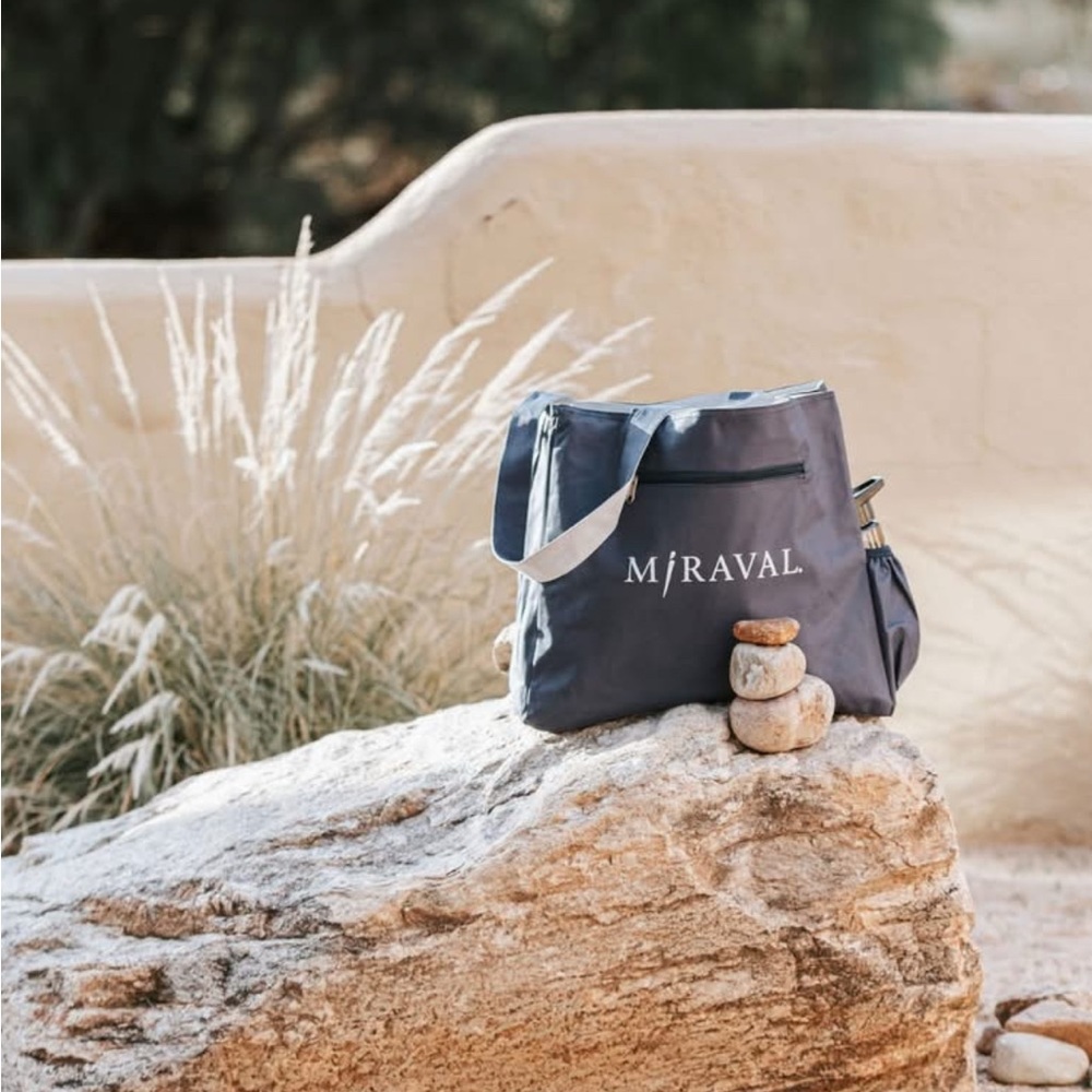 Miraval Blue Tote Bag